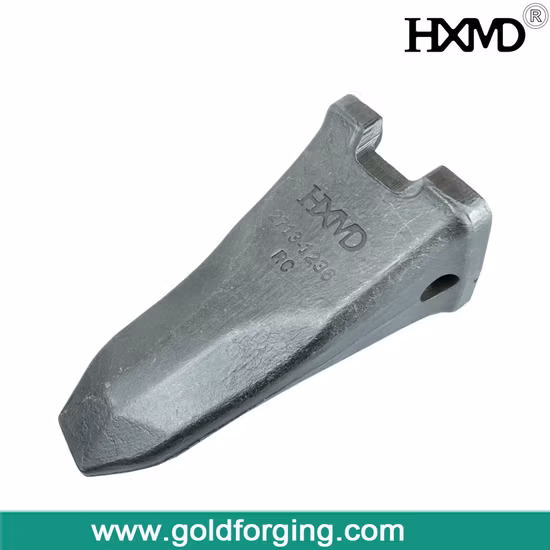OEM Doosan Excavator Bucket Tooth Dh500 for Backhoe Excavator Spare Parts Tooth Point, Rock Bucket Teeth, 2713-1236RC Forged Excavator Teeth